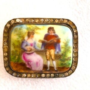 Vintage Old Czech Brooch